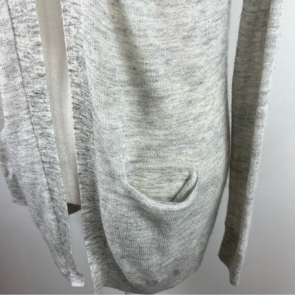 Aritzia Wilfred Free Open Front Cardigan XS Wool Mohair Neutral Pockets Casual - Picture 4 of 10